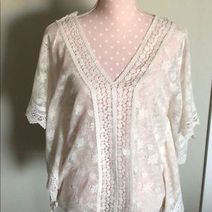 Ivory lace top
